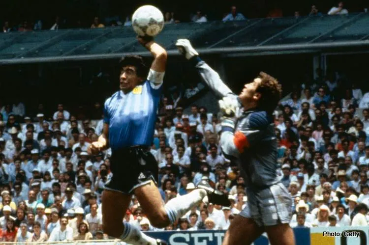 maradona hand of god