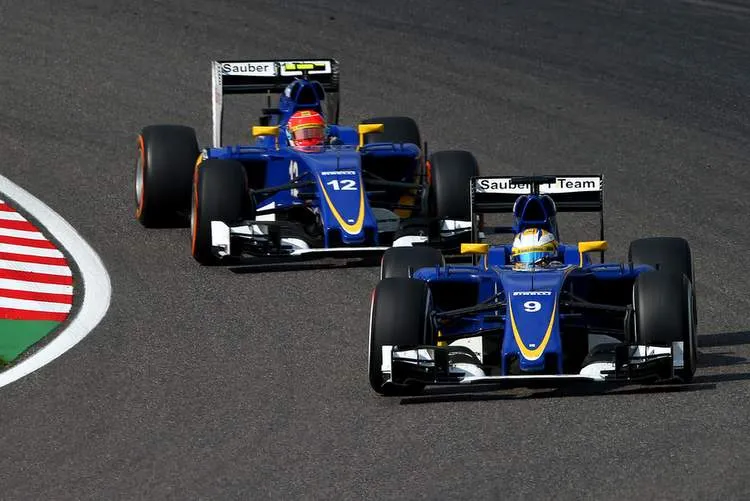 marcus ericsson felipe nasr f1 grand prix h4yxuua2je9x