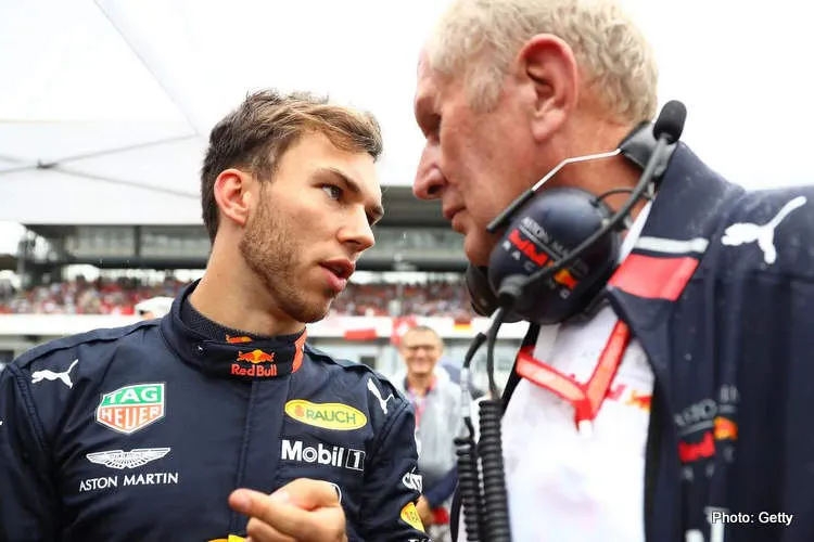 marko gasly 2019 fired