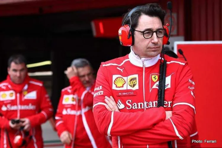 mattia binotto ferrari 2017