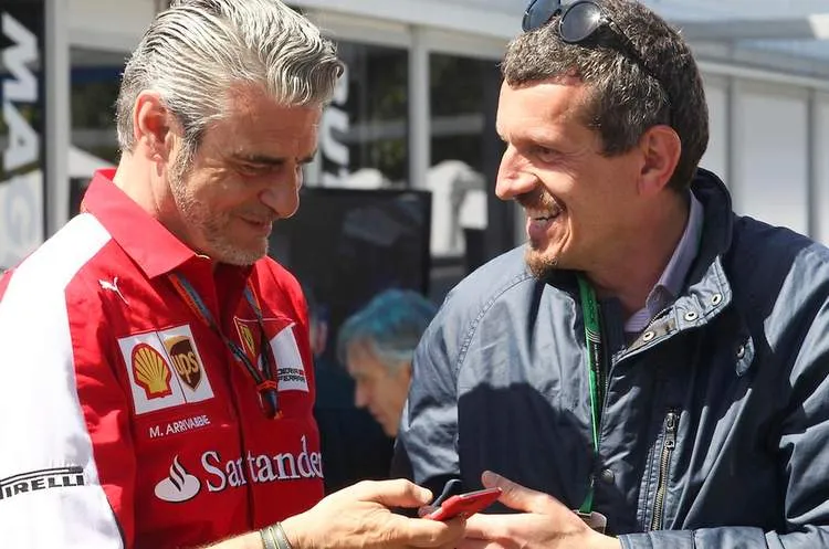 maurizio arrivabene ja gunther steiner