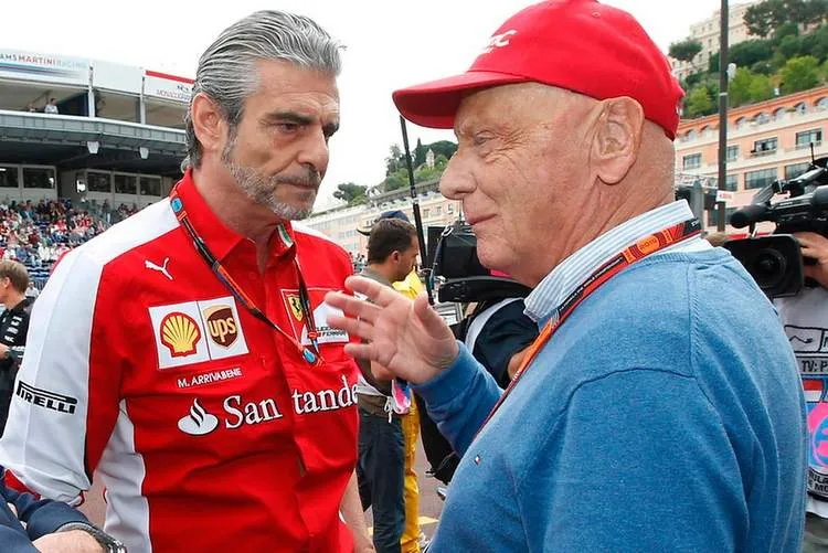 maurizio arrivabene niki lauda