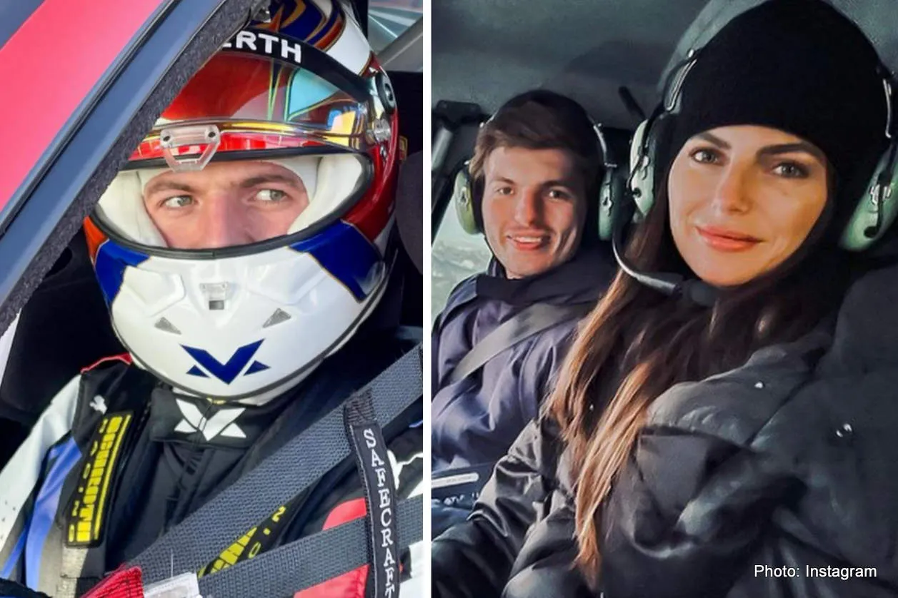 max kelly piquet helicopter verstappen 2022 f1