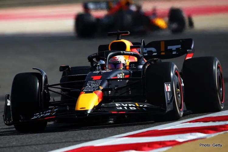 max verstappen bahrain fp2 2022 f1 action