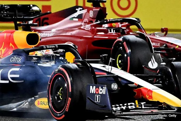 max verstappen charles leclerc red bull racing ferrari gp bahrain