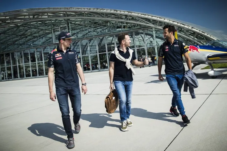 max verstappen daniel ricciardo christian horner