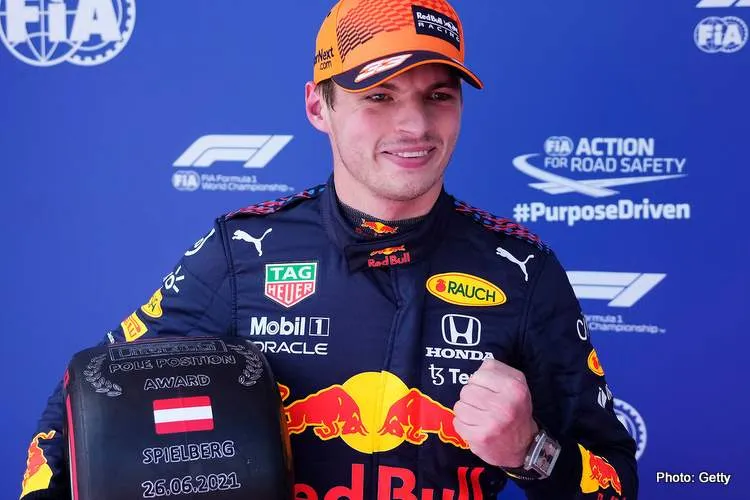 max verstappen red bull ring pole