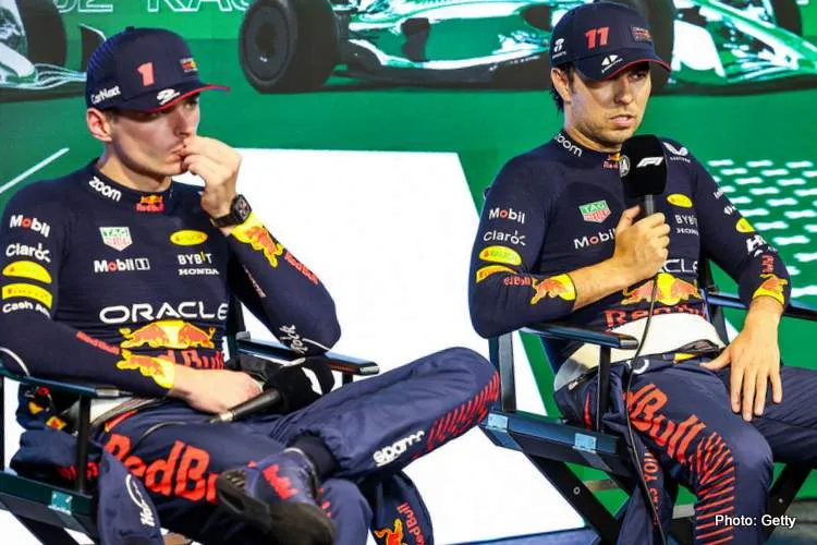 max verstappen sergio perez red bull gp saudi reaction