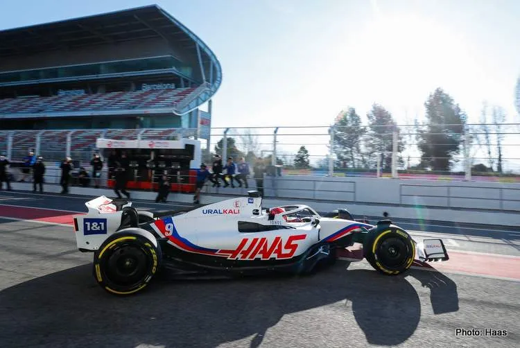 mazepin vf22 shakedown 2022
