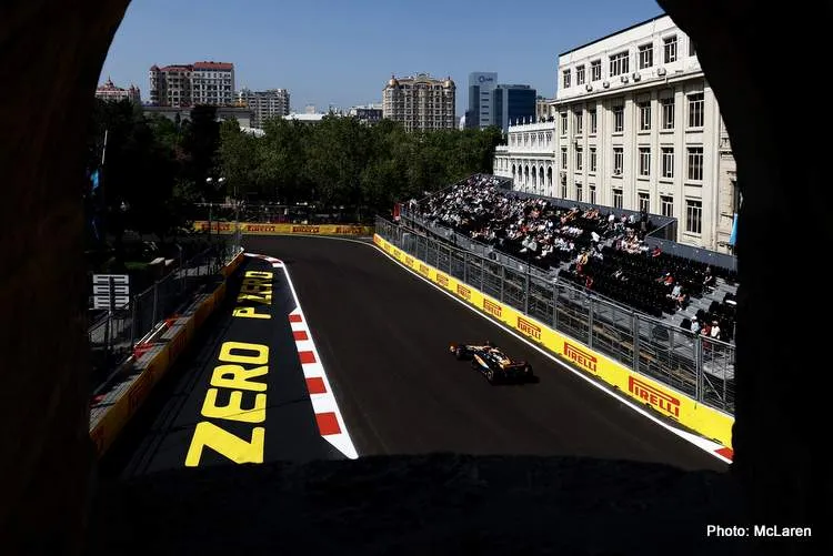 mclaren baku good result f1