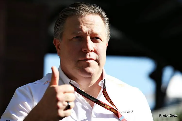 mclaren chief executive officer zak brown