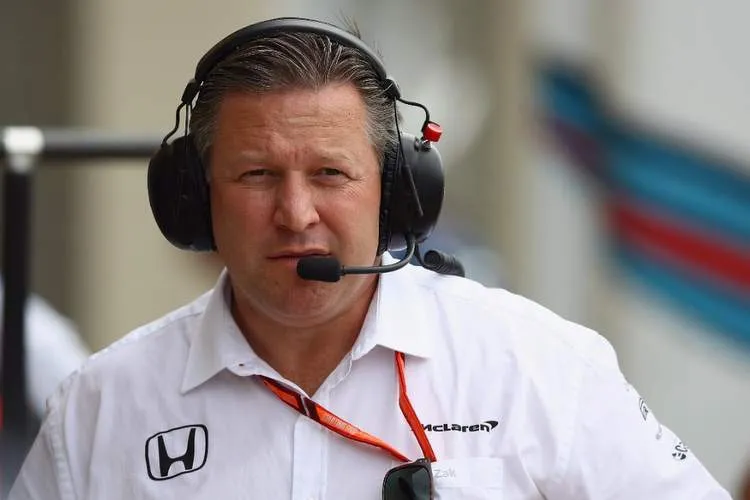 mclaren executive director zak brown formula 11