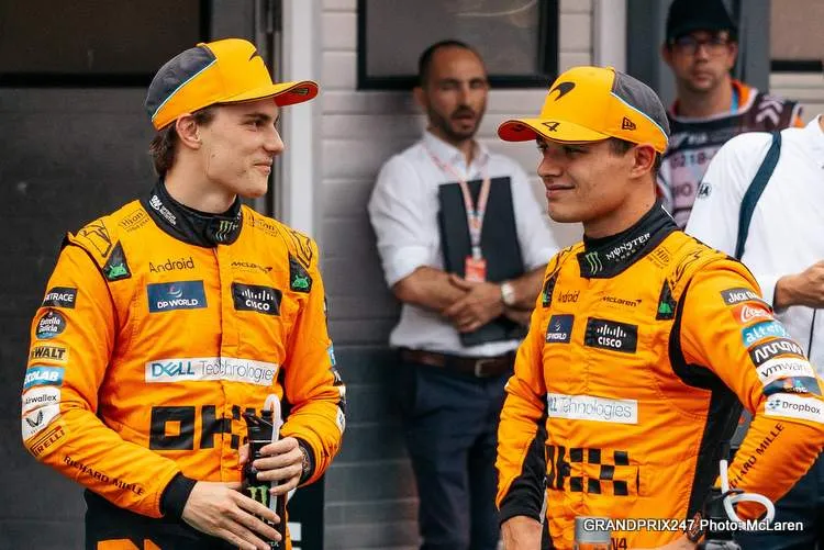 mclaren norris piastri qualifying hungary