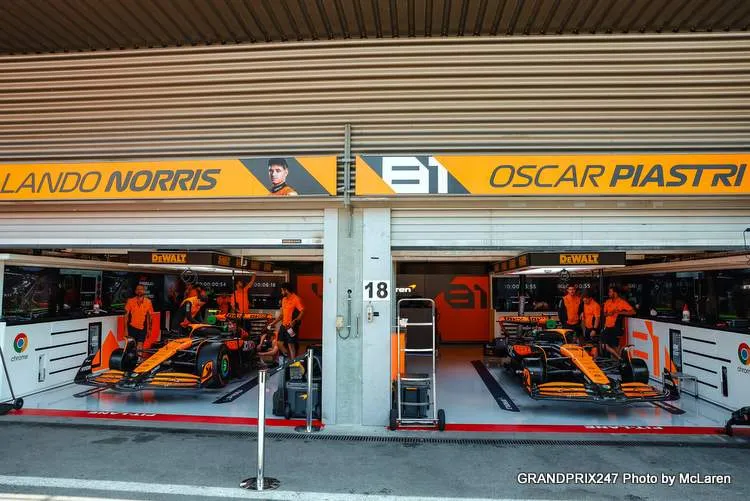 mclaren pits spa 2024