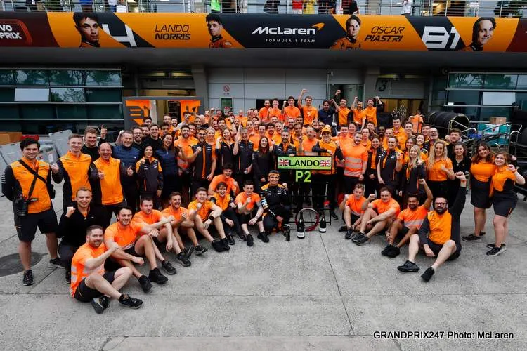 mclaren team china 2024