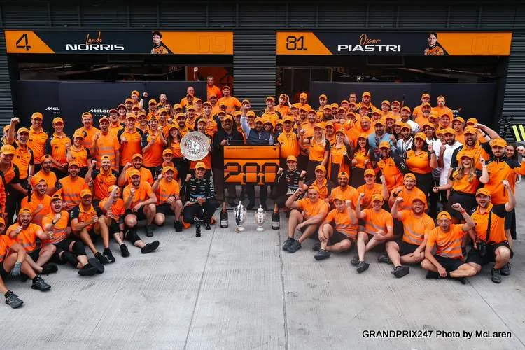 mclaren team hungary 2025