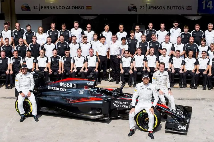 mclaren team