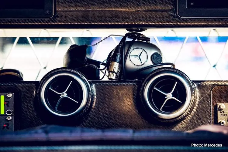 mercedes art shot logo badge