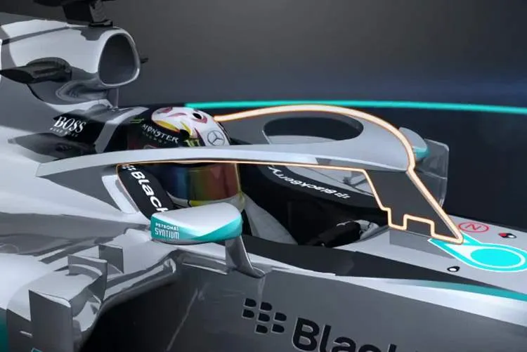 mercedes closed cockpit f1