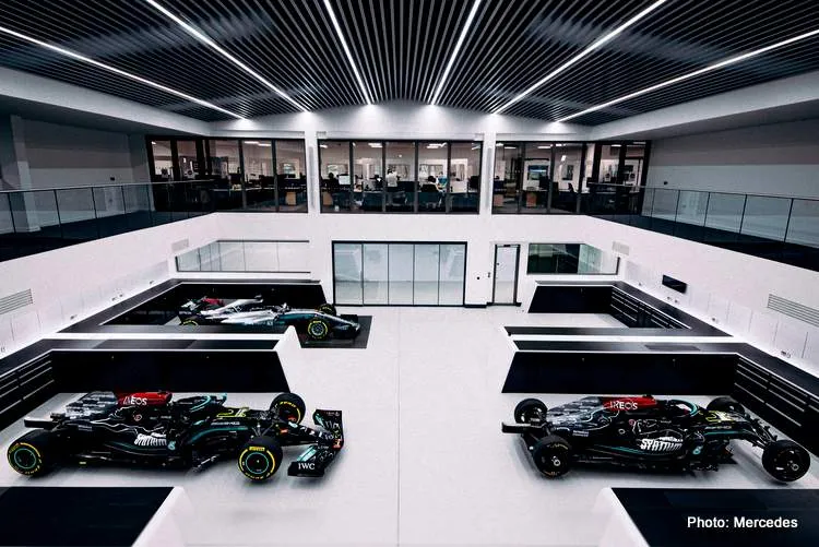 mercedes f1 factory