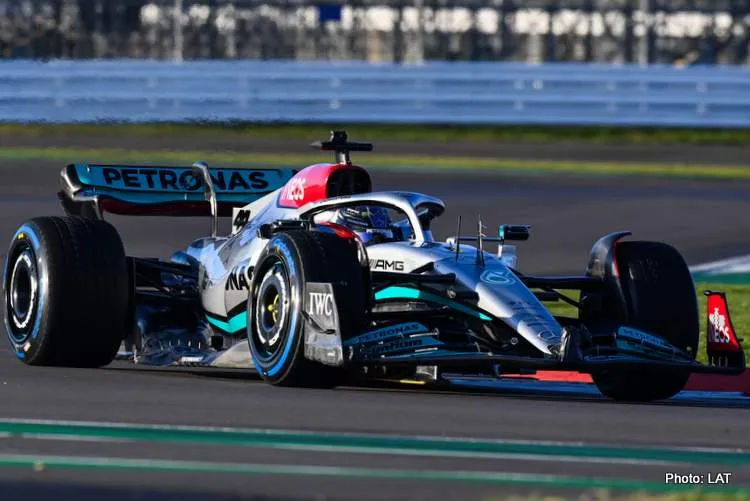 mercedes w13 silverstone 2022