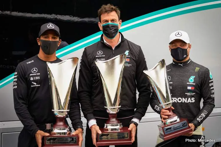 merceeds team and trophies