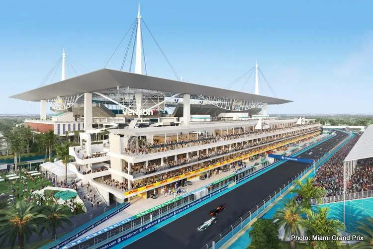 miami gp outside padock 2023