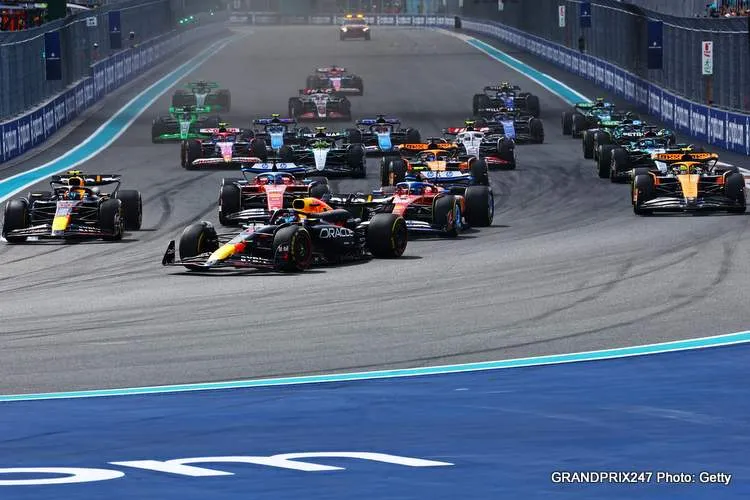 miami gp race start 2024