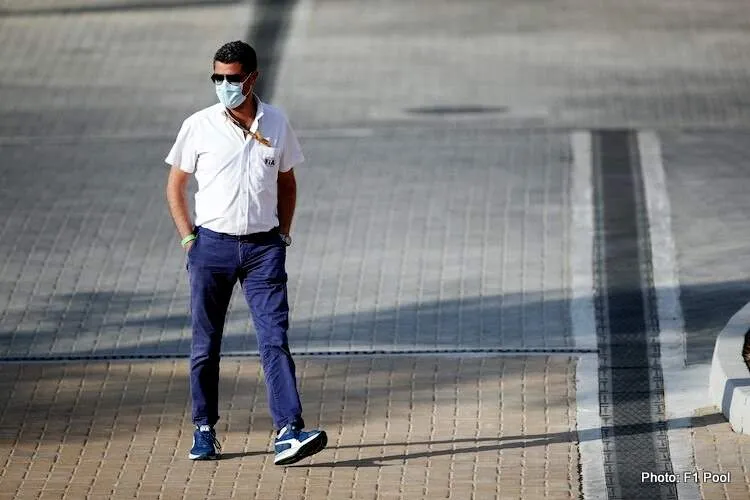 michael masi wires pool f1 race director