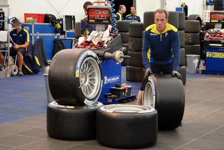 michelin tyre technician f1