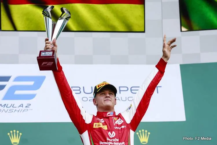 mick schumacher f2 winner 2019 hungary budapest