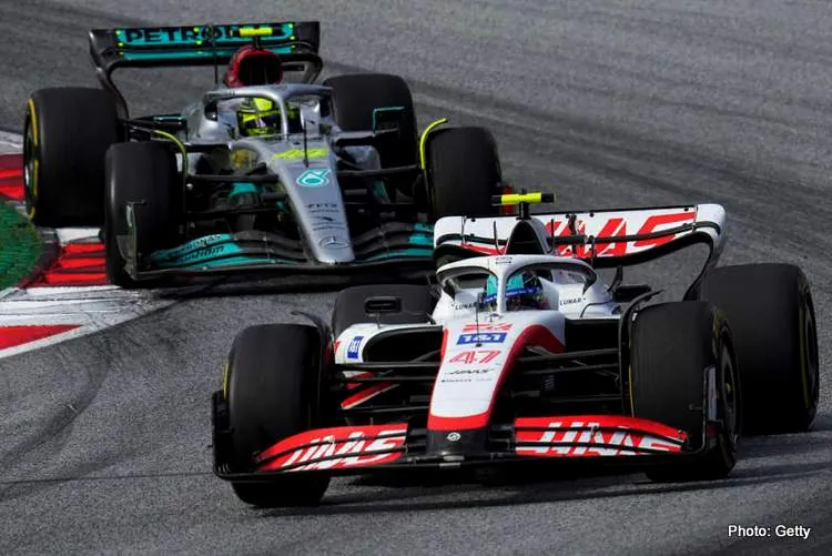 mick schumacher lewis hamilton austria 2022 getty