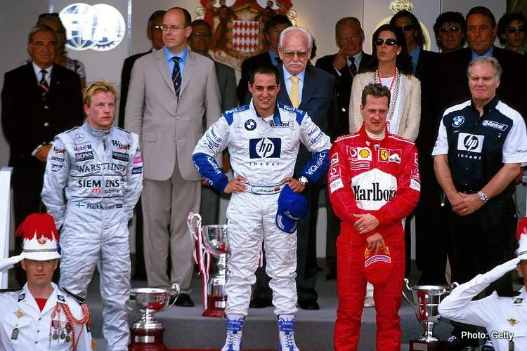 montoya schumacher raikkonen monaco f1 2003 grand prix