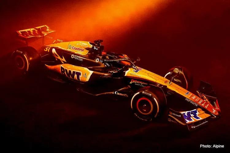 new alpine f1 livery cota