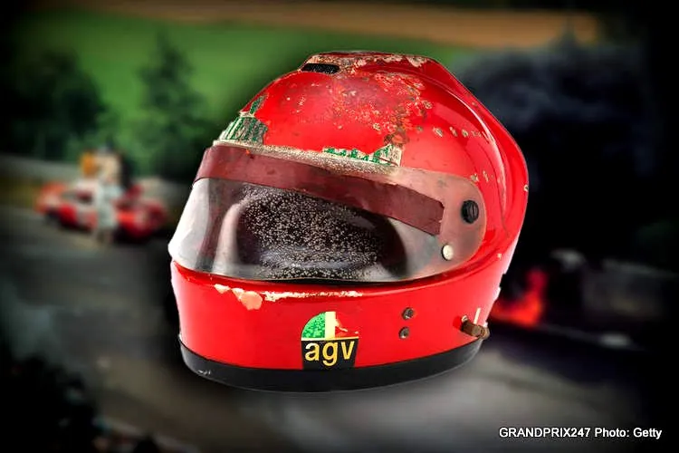 niki lauda helmet bonhams