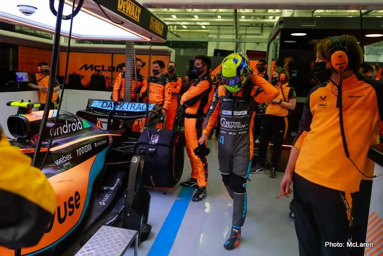 norris bahrain race 3 2022