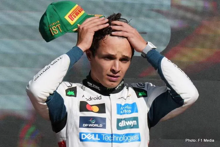 norris f1 booing mexico city winner