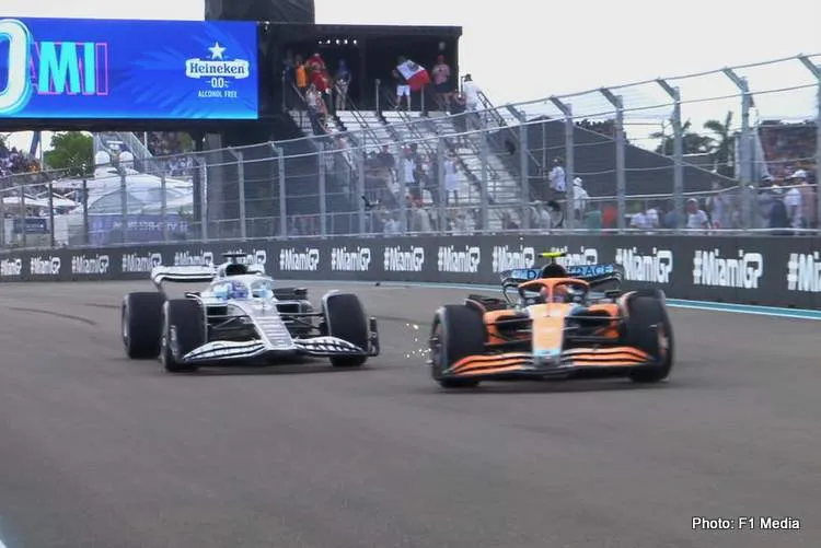 norris gasly miami race 2022