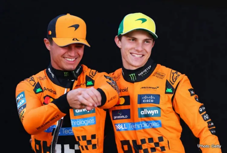 norris piastri mclaren melbourne qualifying 2025 f1