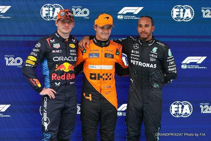 norris verstappen hamilton barcelona f1 qualifying spanish grand prix