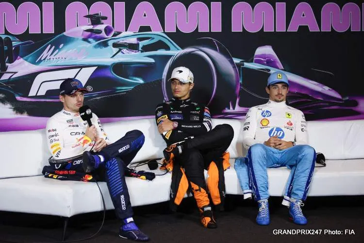 norris verstappen leclerc miami 2024