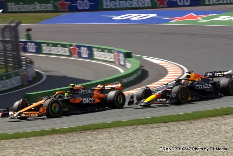 norris verstappen zandvoort 2024