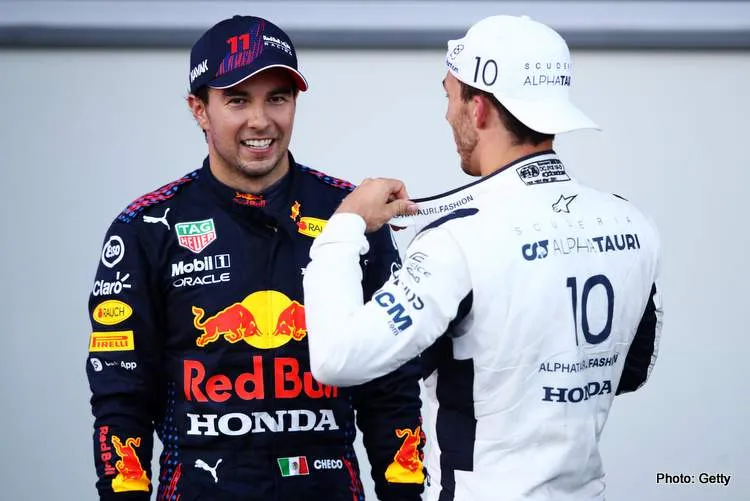 perez gasly baku21 2022