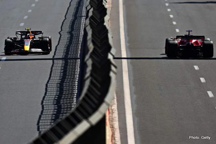 perez leclerc baku 2022