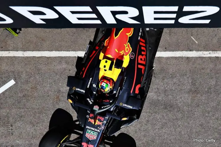 perez red bull pit garage