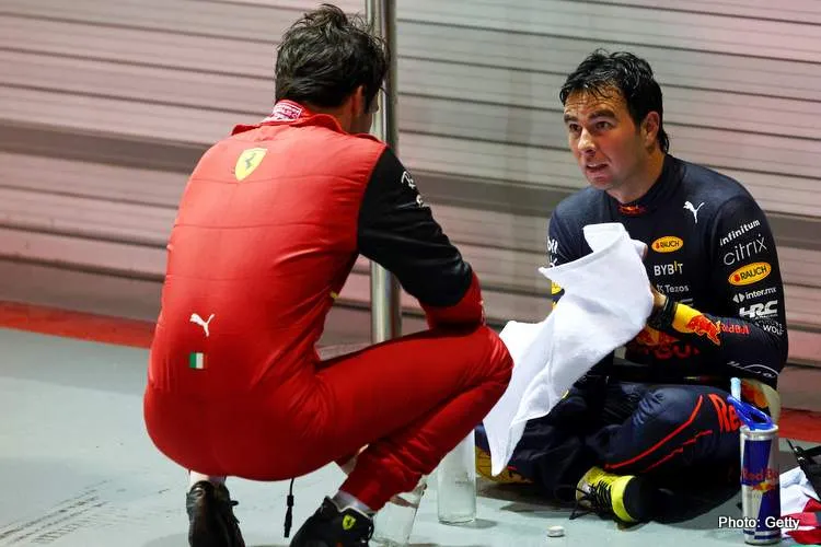 perez sainz singapore 2022
