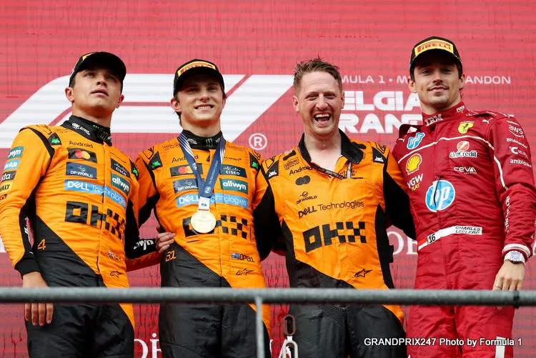 piastri norris leclerc spa 2025