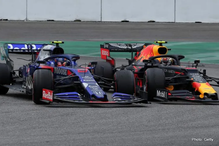 pierre gasly and alex albon getty