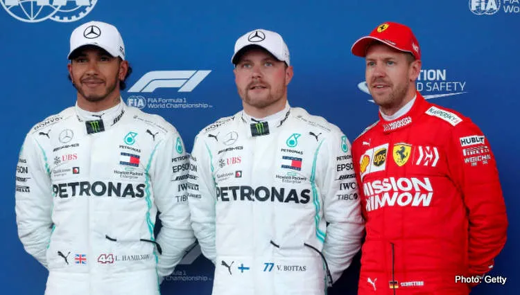 qualifying baku top three photo 27 apr 19 8 26 04 pm