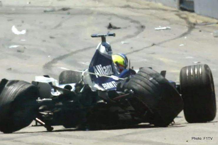 ralf schumacher crash dw berlin indianapolis jpg